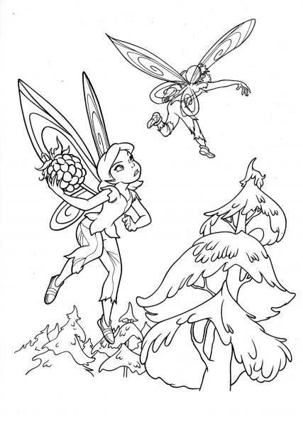 Escaping From Hawk  coloring page image