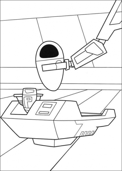 Eva is Asleep coloring page image