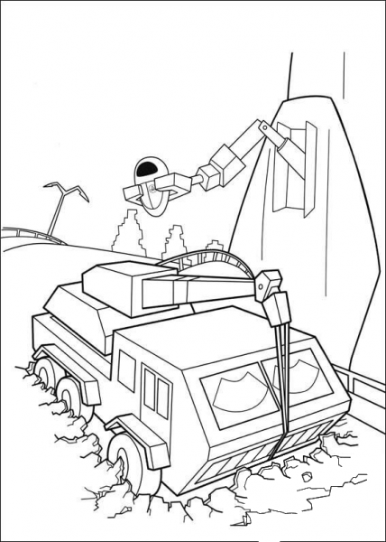 Eva Is In Danger  coloring page image