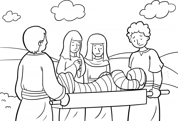 Everyone of 20 years old or more will die in this wilderness coloring page image
