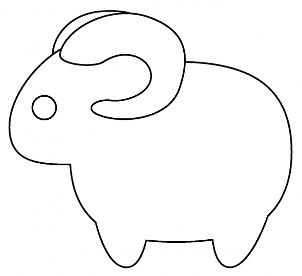 Ewe Emoji coloring page image