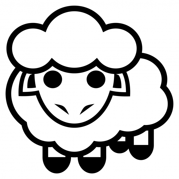 Ewe Emoji coloring page - ColouringPages