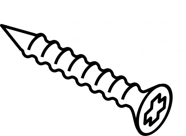 Extendible Screw coloring page image