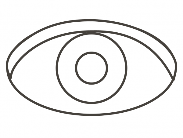 Eye coloring page image