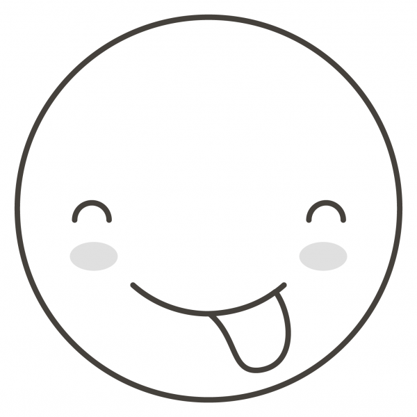 Face Savoring Food coloring page image