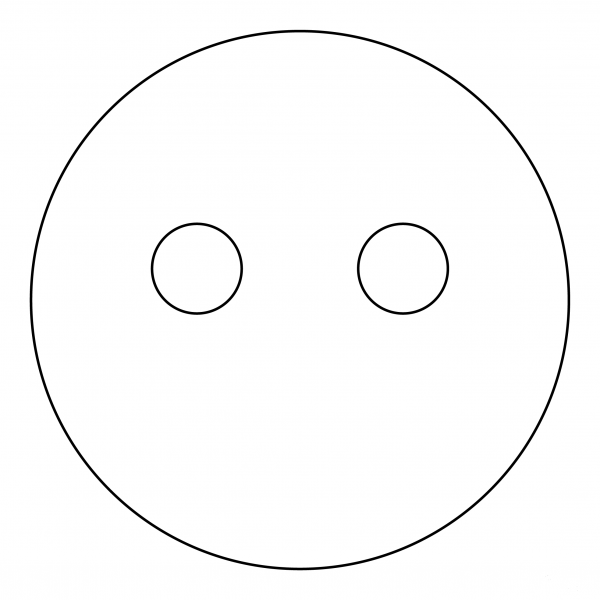 Face Without Mouth coloring page image