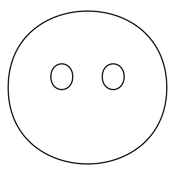 Face Without Mouth Emoji coloring page image