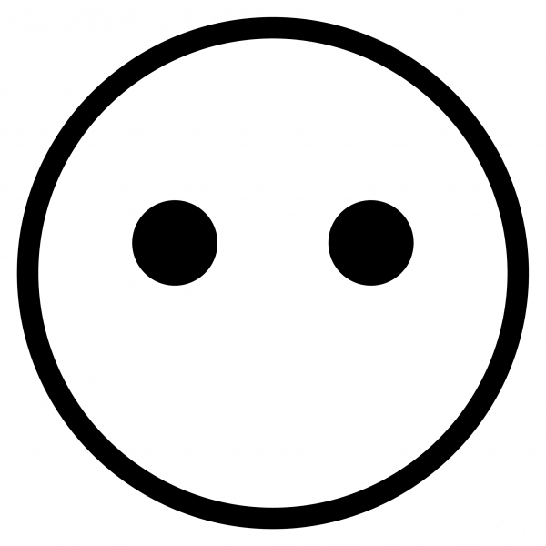 Face Without Mouth Emoji coloring page image