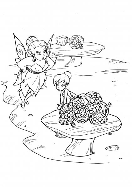 Fairy Mary  coloring page image