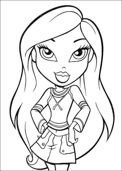 Fall Fashion coloring page image