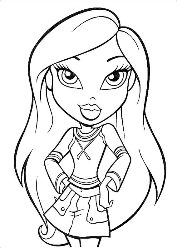 Fall Fashion coloring page - ColouringPages