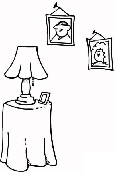 Family Portraits  coloring page image