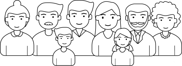 Family Reunion coloring page image
