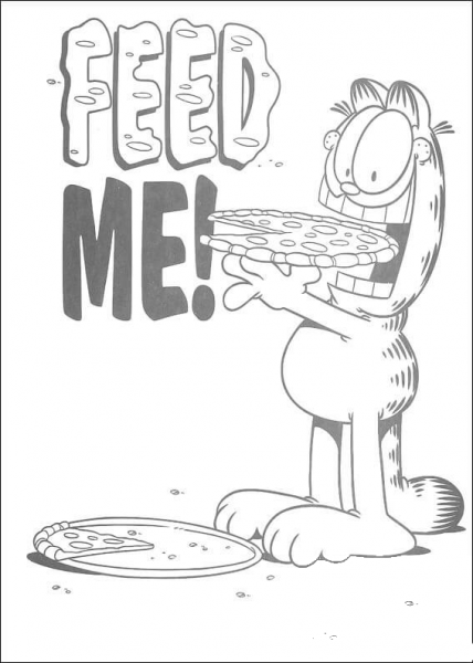 Feed Me! coloring page image