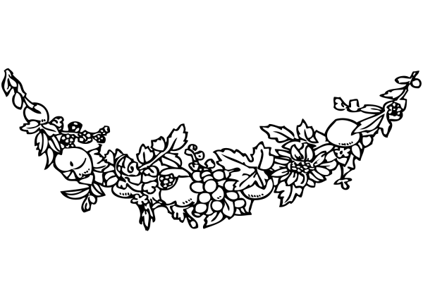 Festoon coloring page image