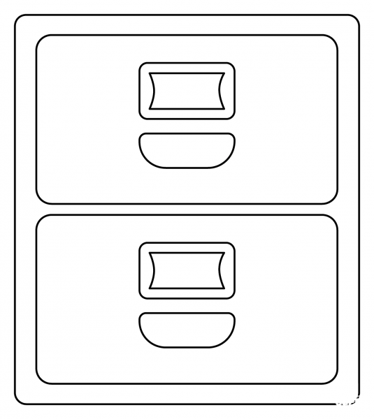File Cabinet Emoji coloring page image