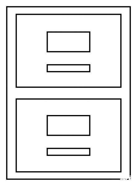 File Cabinet Emoji coloring page image
