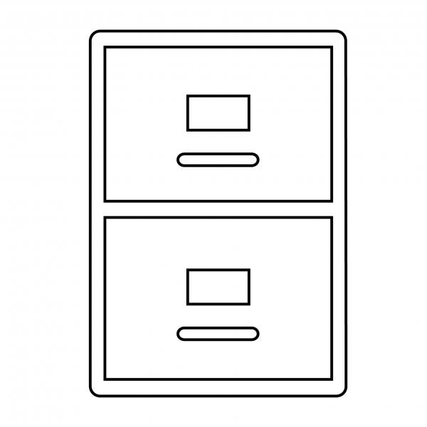 File Cabinet Emoji coloring page image