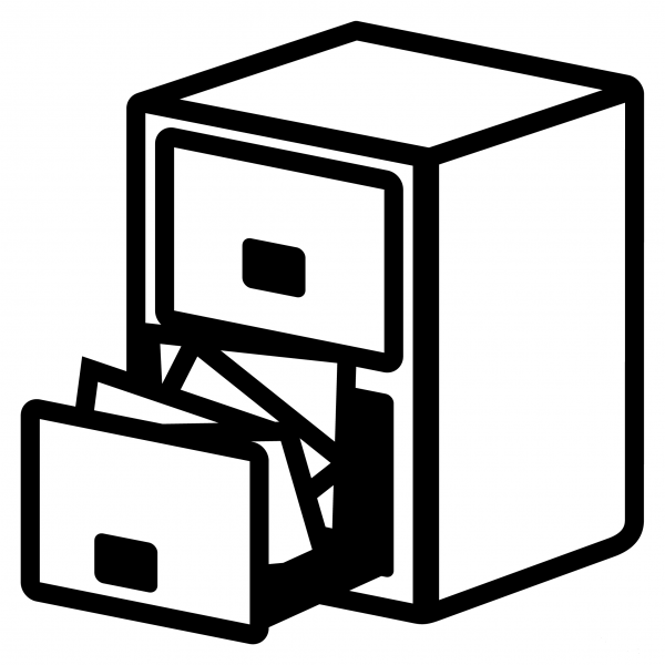 File Cabinet Emoji coloring page image