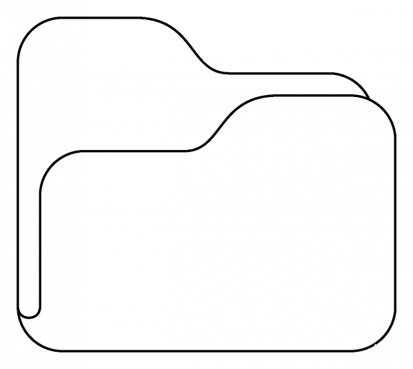 File Folder Emoji coloring page image