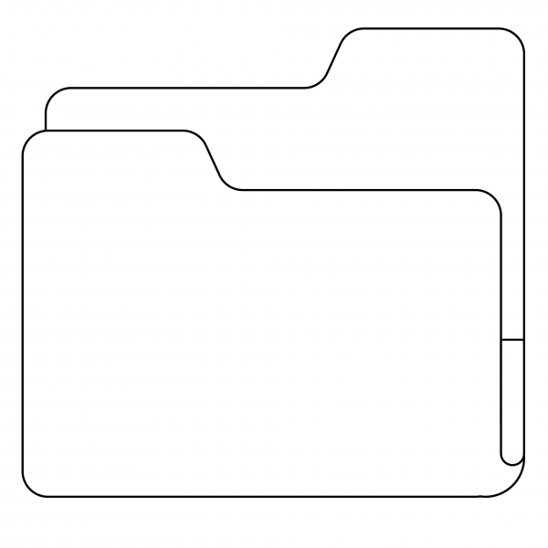 File Folder Emoji coloring page image