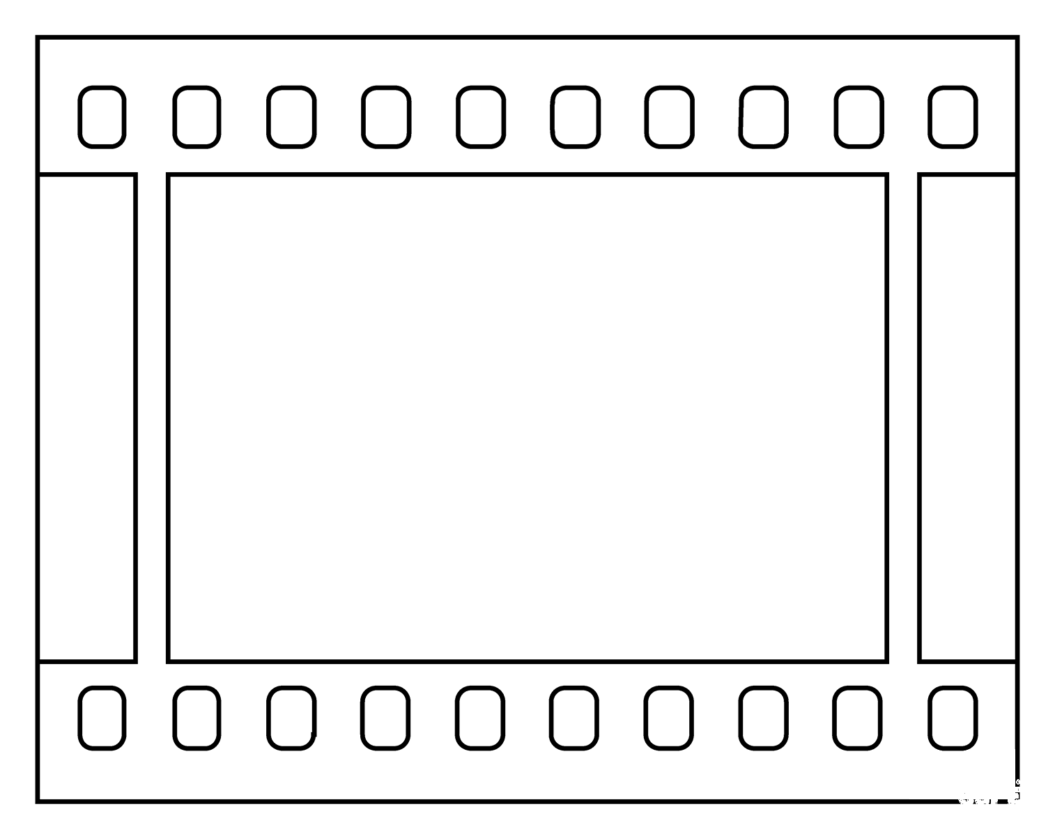 Film Frames Emoji coloring page - ColouringPages