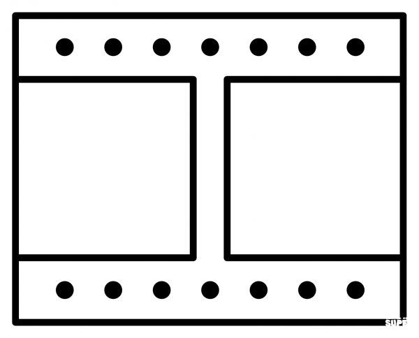 Film Frames Emoji coloring page image