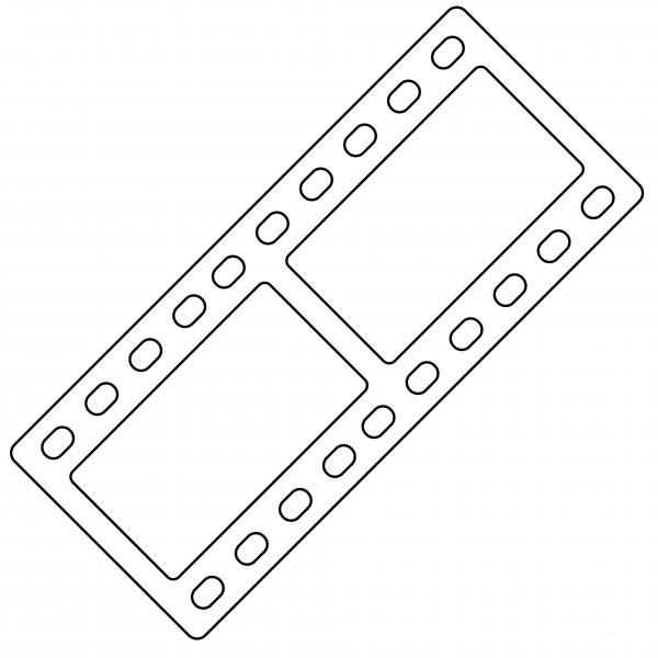 Film Frames Emoji coloring page image
