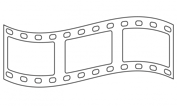 Film Strip coloring page image
