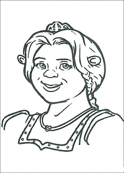Fiona Ogre  coloring page image