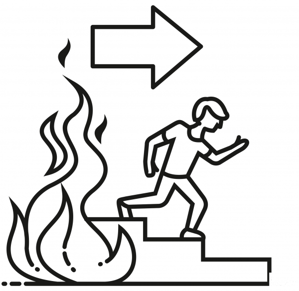 Fire Drill coloring page image
