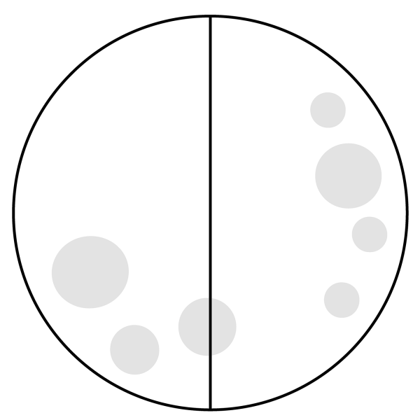 First Quarter Moon Emoji coloring page image