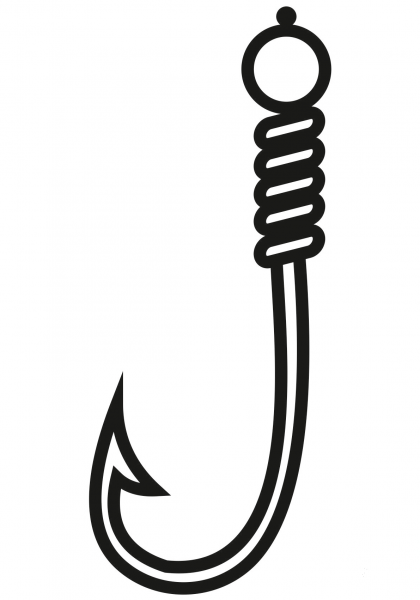 Fish Hook coloring page image