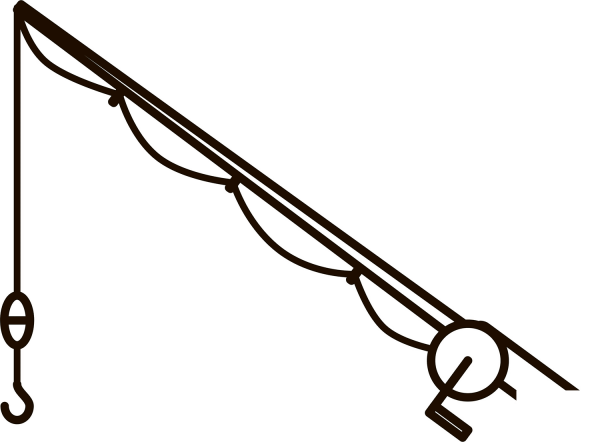 Fishing Rod coloring page image