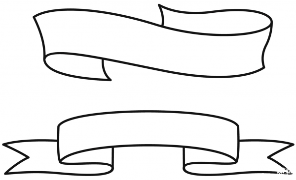 Flag Banner coloring page image