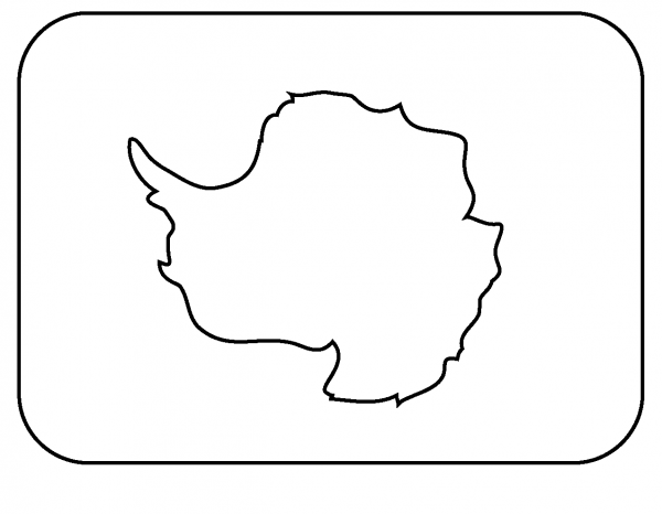Flag of Antarctica Emoji coloring page image