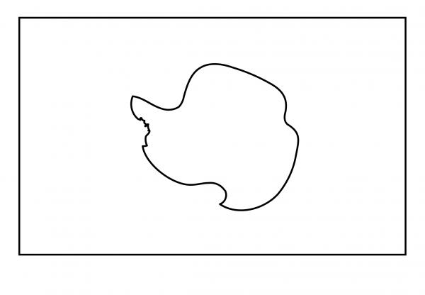 Flag of Antarctica Emoji coloring page image