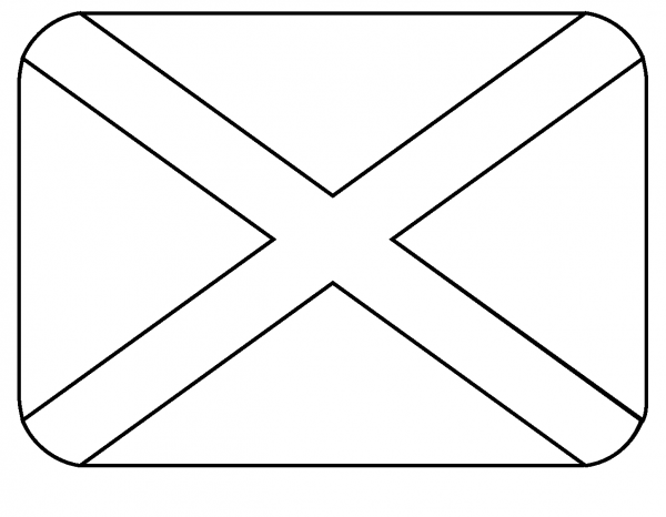 Flag of Jamaica Emoji coloring page image