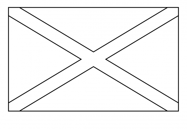 Flag of Jersey Emoji coloring page image