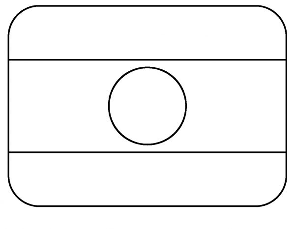 Flag of Laos Emoji coloring page image