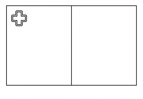 Flag of Malta Emoji coloring page image