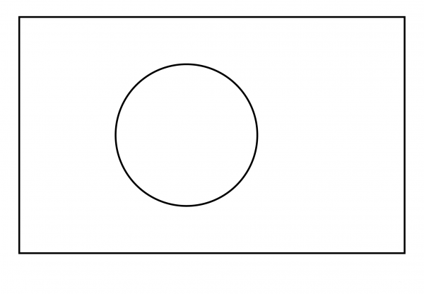 Flag of Palau Emoji coloring page image