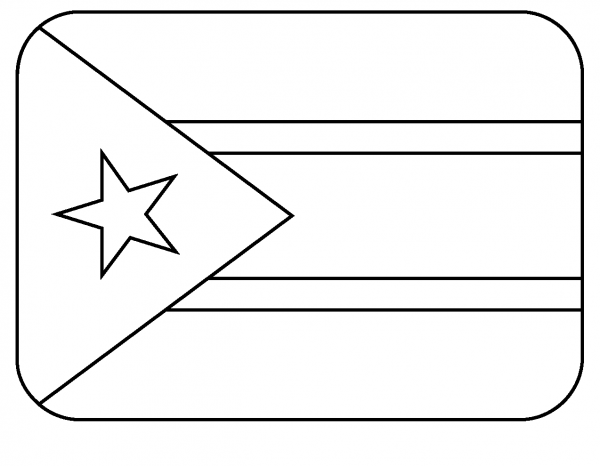 Flag of South Sudan Emoji coloring page image