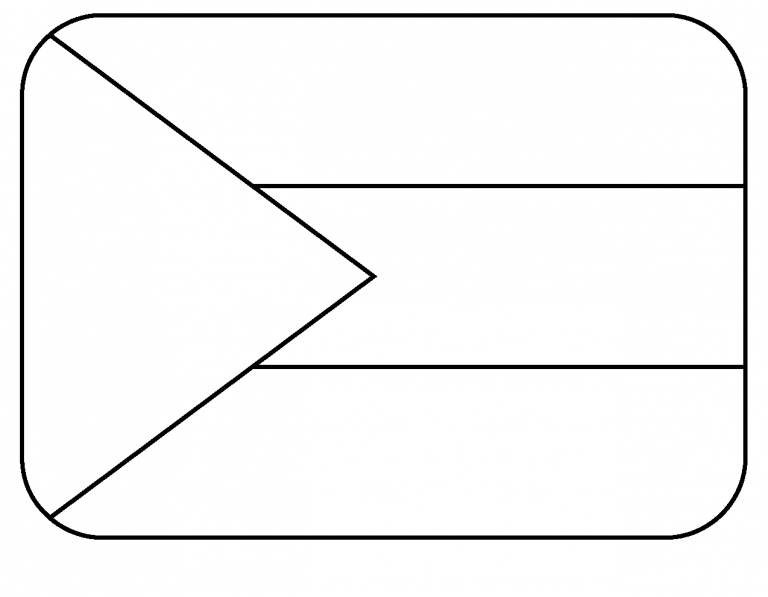 Flag of Sudan Emoji coloring page - ColouringPages