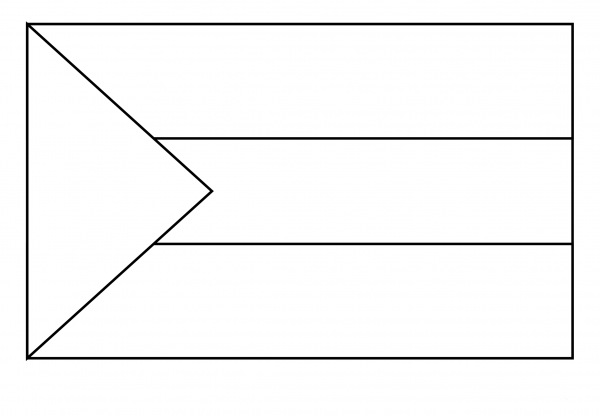 Flag of Sudan Emoji coloring page image