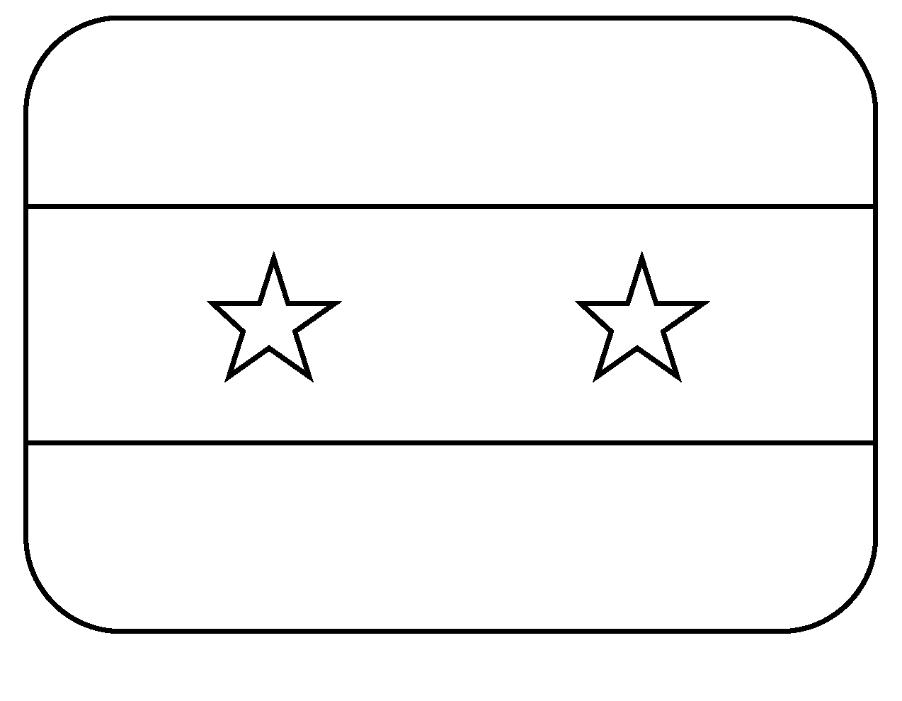 Flag Of Syria Emoji Coloring Page - Colouringpages