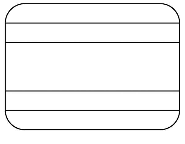 Flag of Thailand Emoji coloring page image