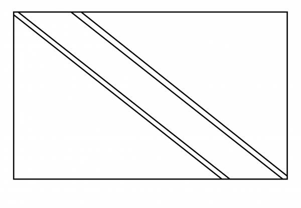 Flag of Trinidad and Tobago Emoji coloring page image