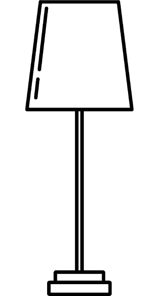 Floor Lamp coloring page image