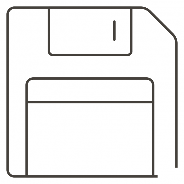 Floppy Disk coloring page image
